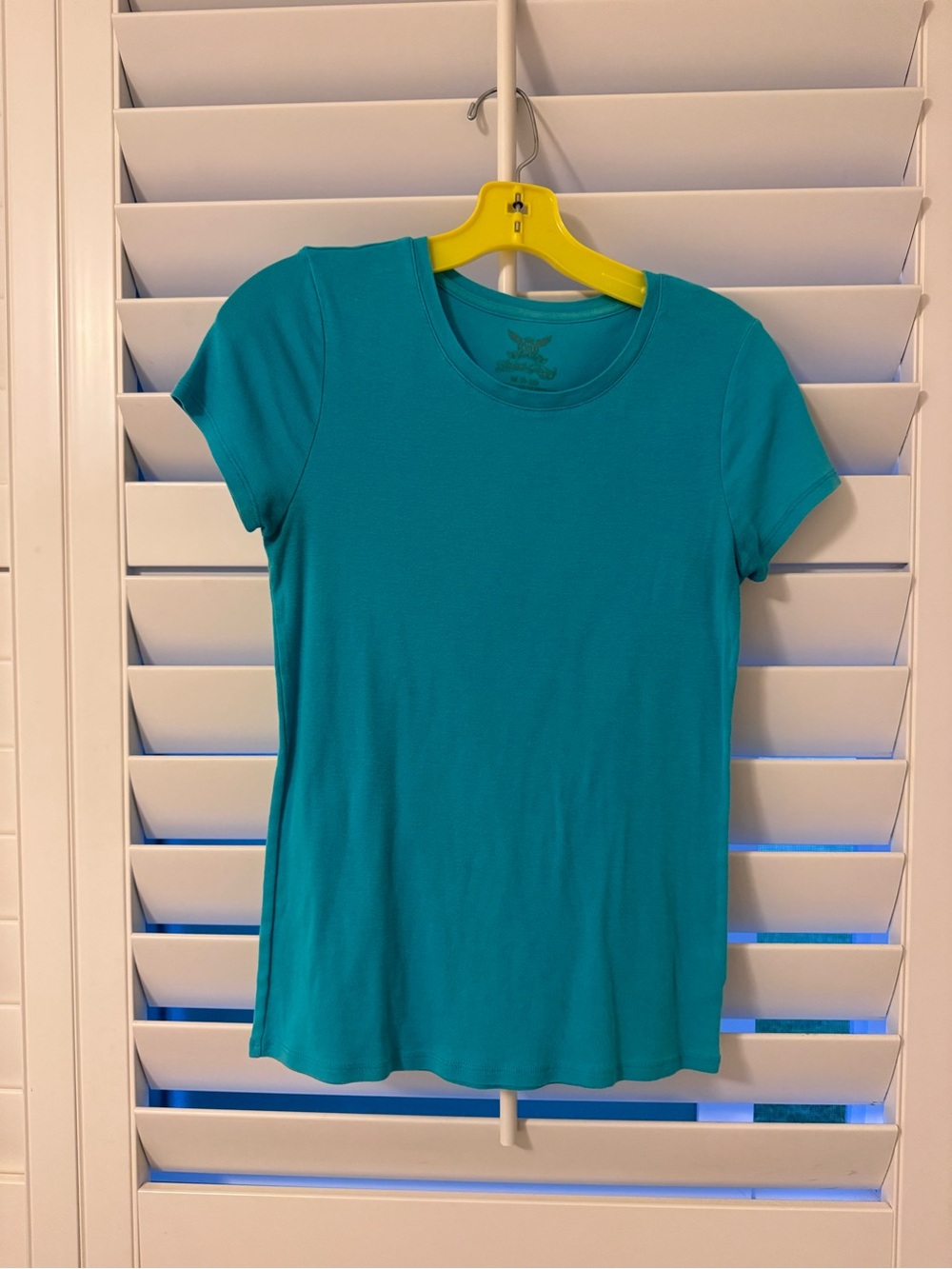 Faded Glory Teal Short Sleeve Crewneck Tee